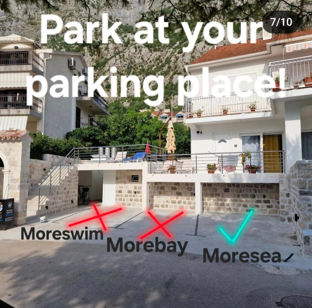 Waterfront Apartment Petrovina Kotor Bagian luar foto